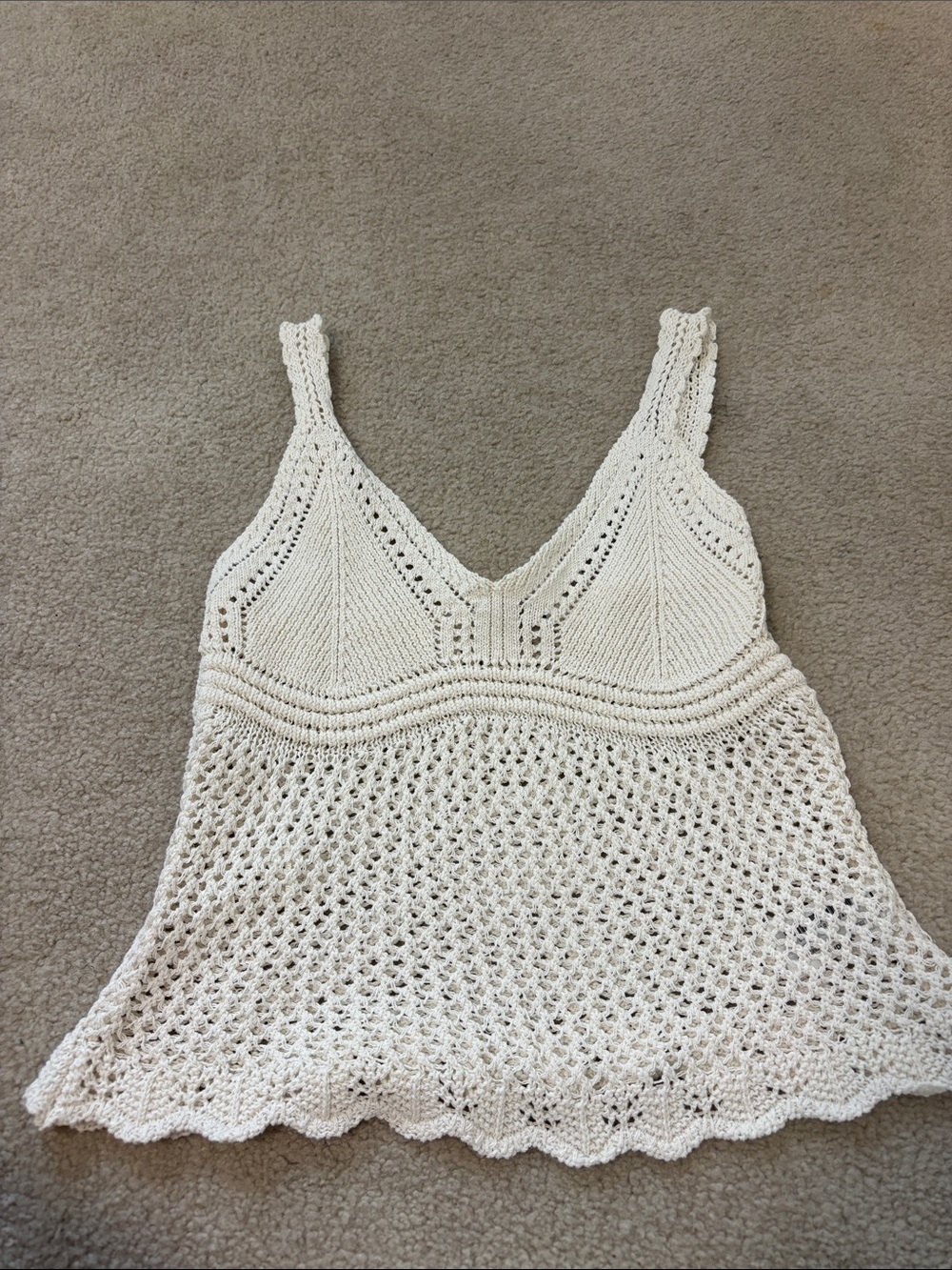 Zara Crochet Tank Top